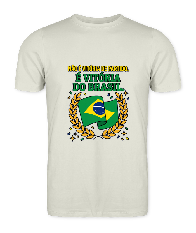 Camiseta VitóRia Do Brasil - Off-White