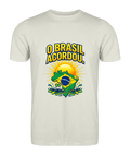 Camiseta O Brasil Acordou. - Off-White