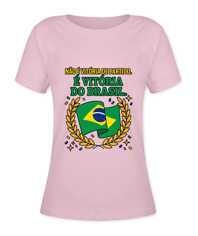 Babylook VitóRia Do Brasil - Rosa