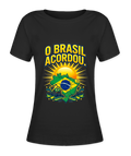 Babylook O Brasil Acordou. - Preto