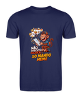 Camiseta Não Discuto Política, Só Mando Meme - Azul Marinho