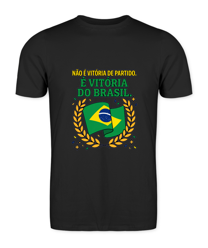 Camiseta VitóRia Do Brasil - Preto