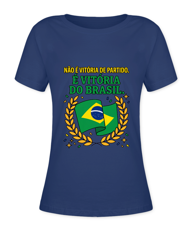 Babylook VitóRia Do Brasil - Azul