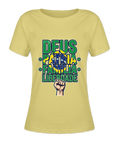 Babylook Deus, Pátria, Família E Liberdade - Amarelo