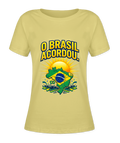 Babylook O Brasil Acordou. - Amarelo