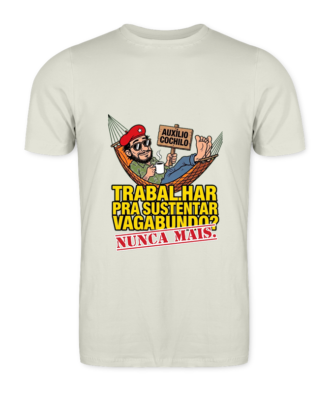 Camiseta Não Sustento Vagabum... - Off-White